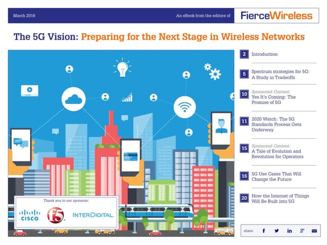 Thumbnail for the eBook titled The 5G Vision: Preparing for the Next Stage in Wireless Networks